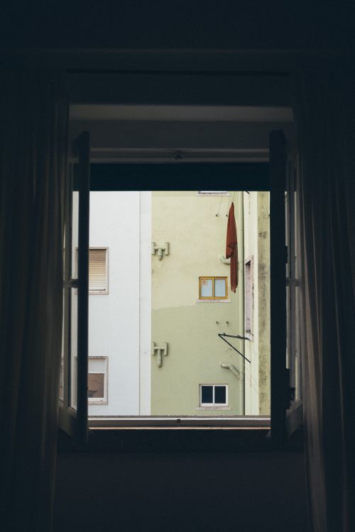 Window View In Building View of a Residential Building from a Window · Free Stock Photo