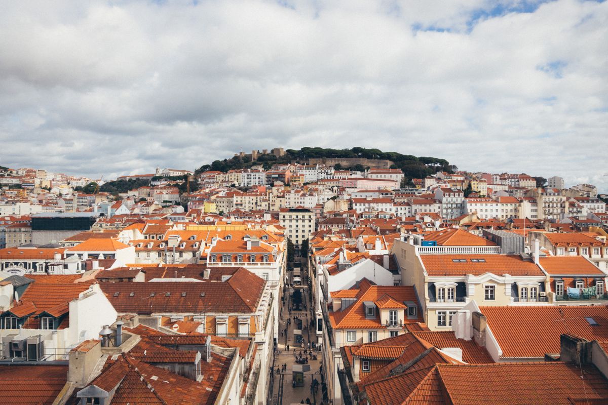 Terracotta rooftops of the old town, photo by Taras Chuiko on Pexels