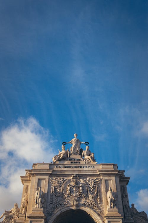 The Rua Augusta Arch, Lisbon, Portugal