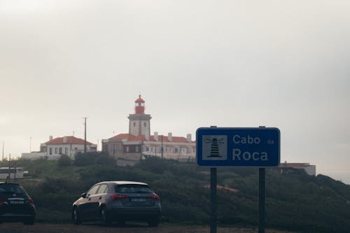 Road Sign by Cabo da Roca Lighthouse