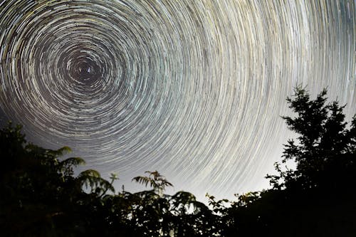 Spiral Star Trails