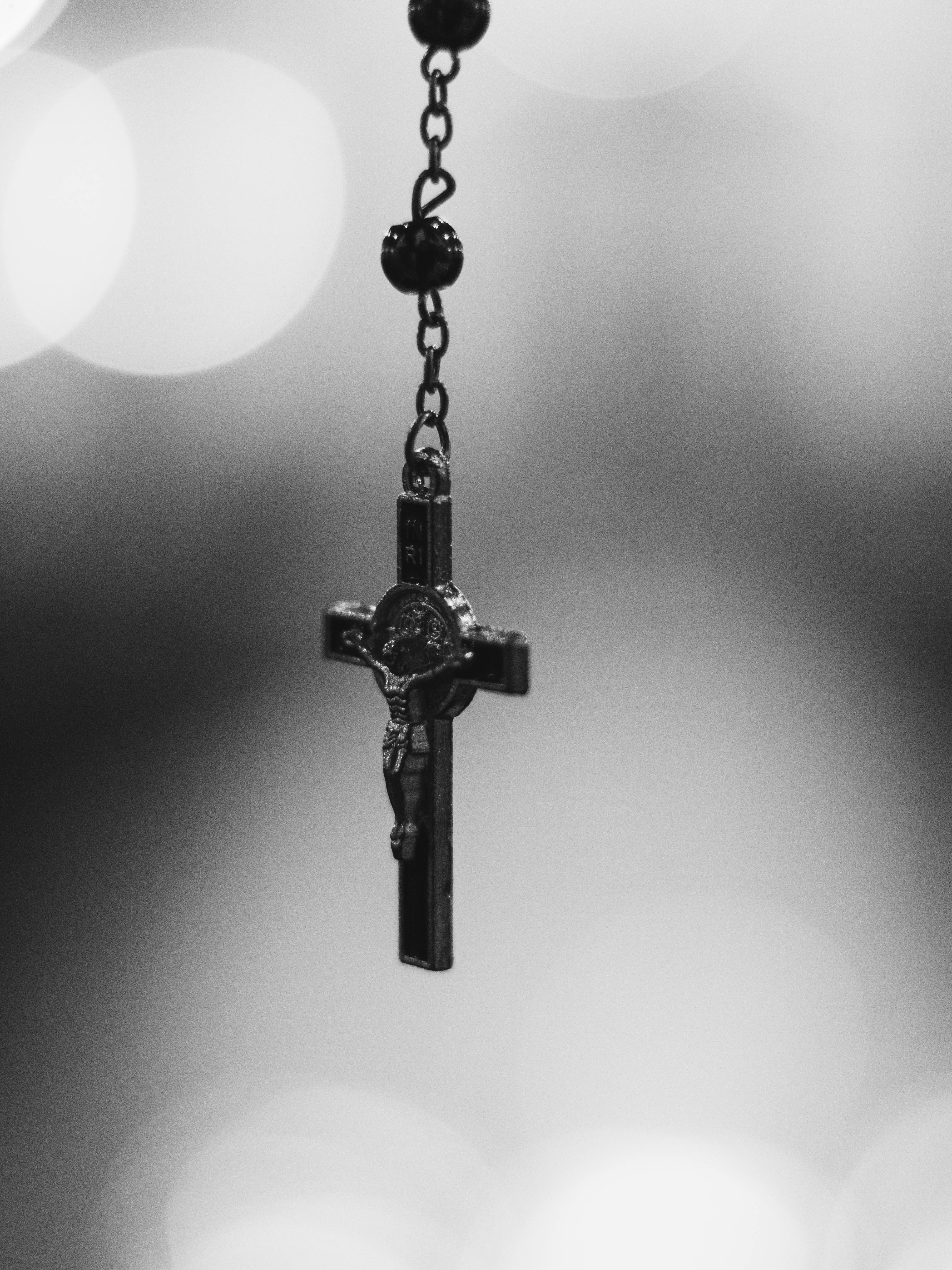 Prayer and Peace, jesus, rosary, cross, silver, blue, HD wallpaper | Peakpx