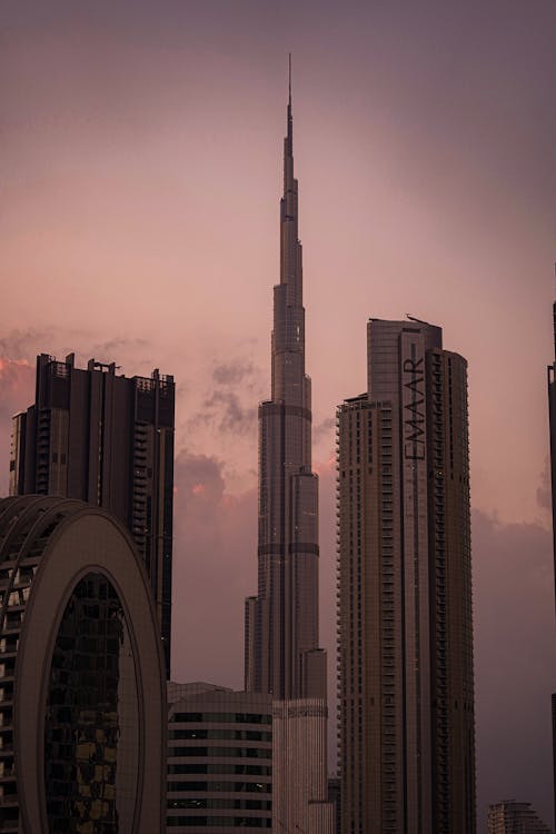 Foto stok gratis bangunan, Burj Khalifa, distrik pusat kota
