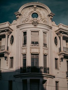 A beautifully detailed Art Deco building facade captured in warm sunlight, demonstrating architectural elegance.. pexels, bea