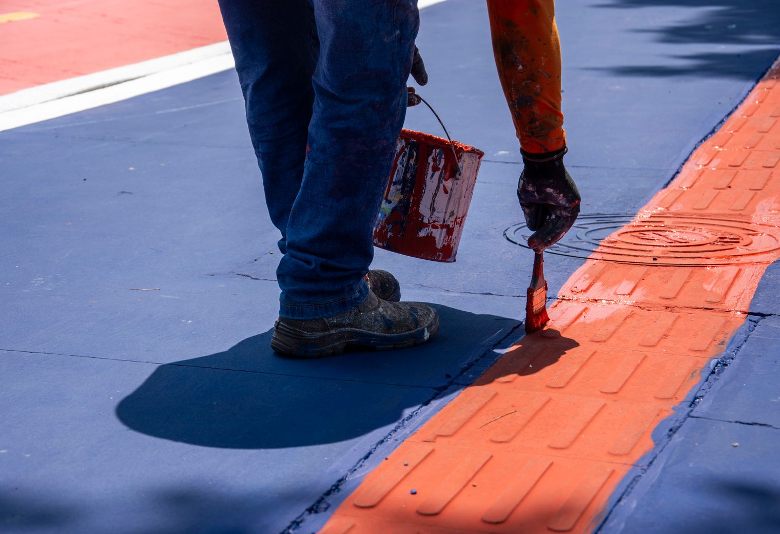 Painters and Decorators in Vauxhall — woodwork brushed to a crisp, smooth line