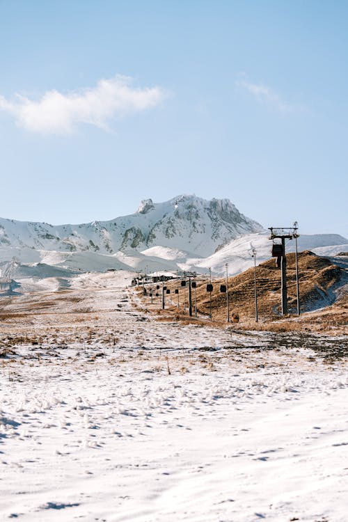 Základová fotografie zdarma na téma hory, krajina, lyžařský vlek