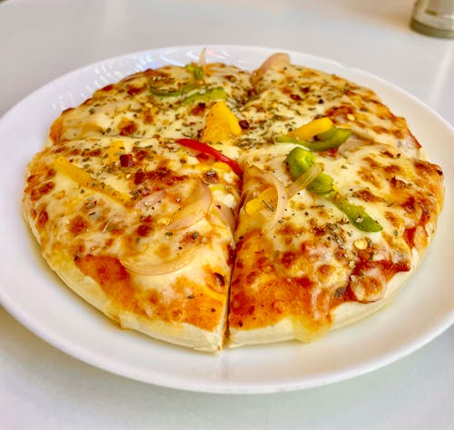 sweet corn veg pizza 