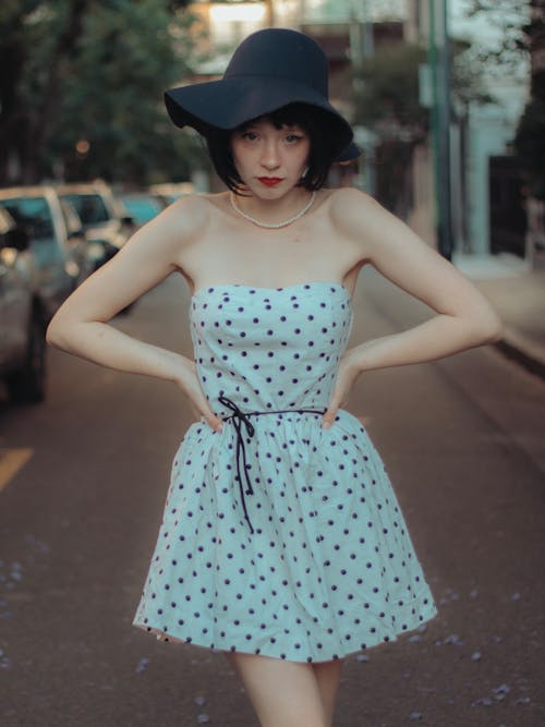 Darmowe zdjęcie z galerii z fotografia mody, kapelusz, kobieta