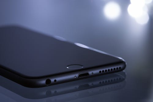 Free Space Gray Iphone 6 Stock Photo