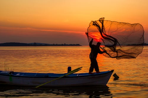 Δωρεάν στοκ φωτογραφιών με fishnet, αλιεία, αλιευτικό σκάφος