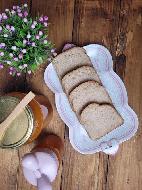 Foto d'estoc gratuïta de esmorzar, fons marró, fotografia d'aliments