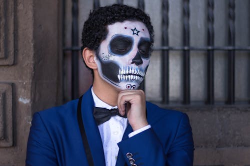 Man in Sugar Skull and Suit