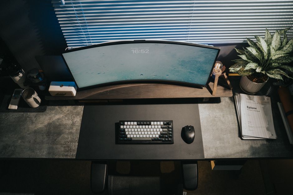 curved monitor home office review immersive wrap tip