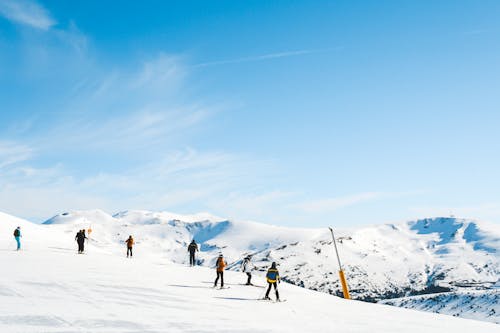Free Leute Skifahren Stock Photo