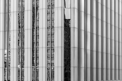 Building Corner in Black and White