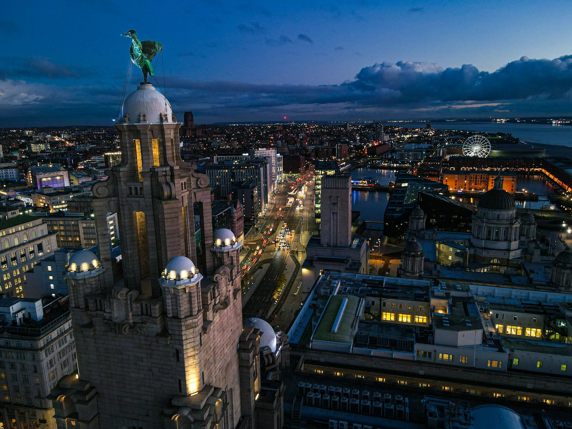 Liverpool in Evening