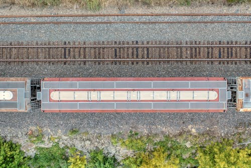 俯視圖, 四輪的運貨馬車, 火車 的 免费素材图片