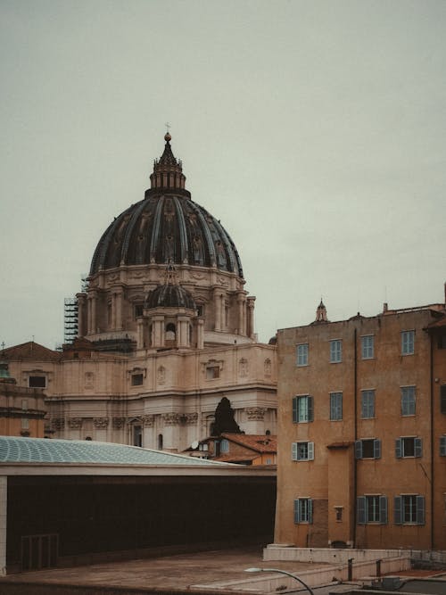 Dome of Saint Peters Basilica in the Vatican