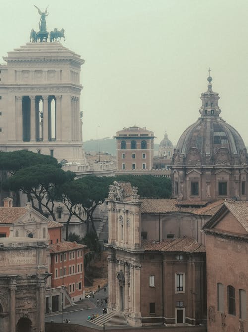 Ảnh lưu trữ miễn phí về altare della patria, bắn dọc, các thành phố