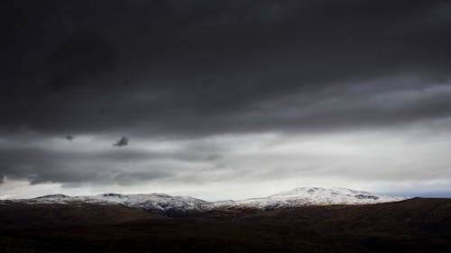 Rain Clouds over Mountains