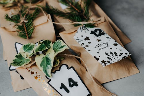 Christmas Bags with Strings