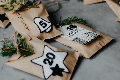 Decorated Christmas Bags