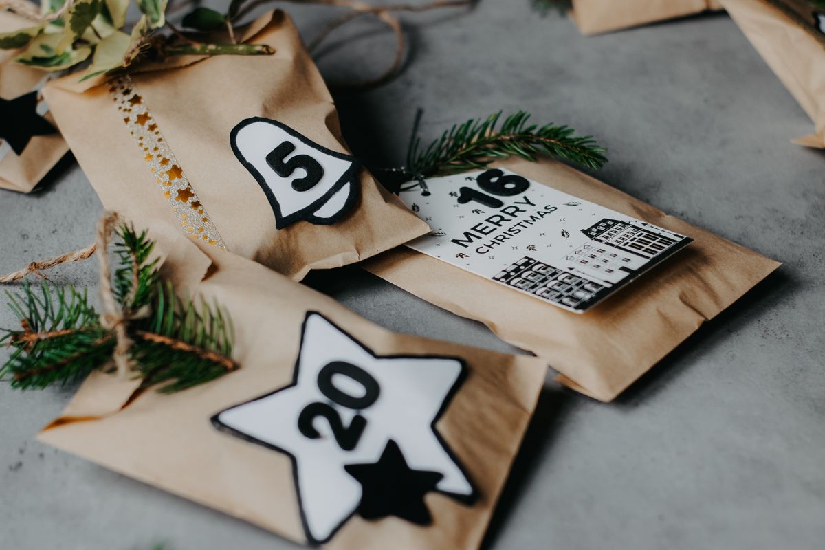 5 Adventskalender zum Selbermachen — mit Anleitung — Material-Übersicht
