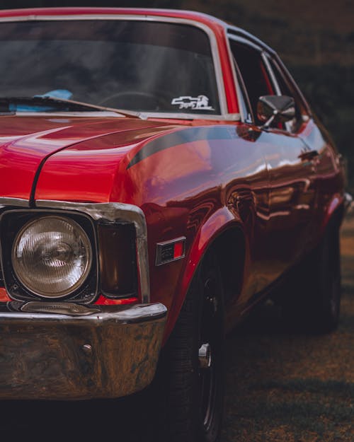 Vintage Red Car