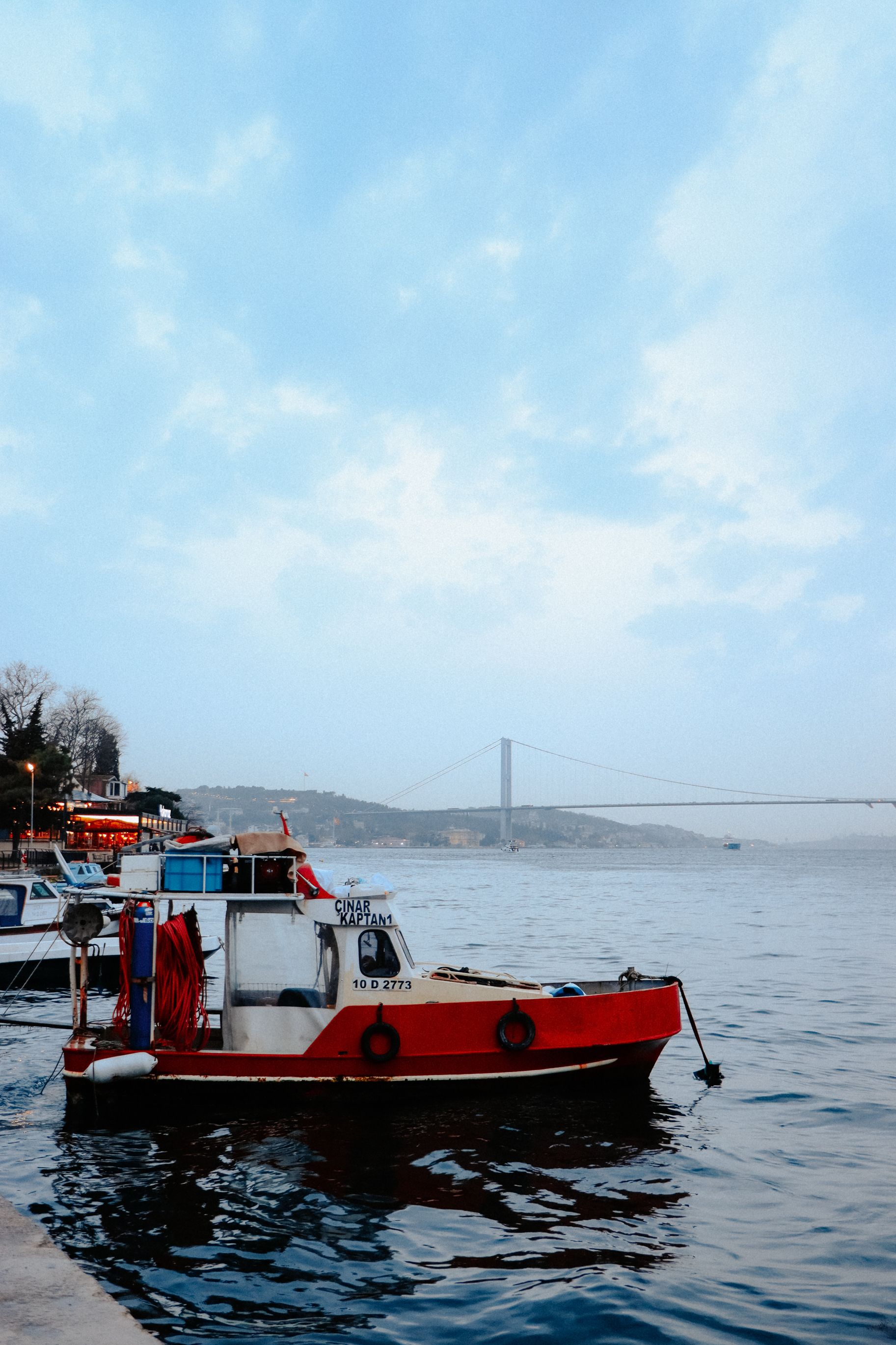 Motorboat Moored on Shore in Istanbul · Free Stock Photo