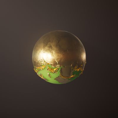 Gold sphere, photo by Rostislav Uzunov on Pexels