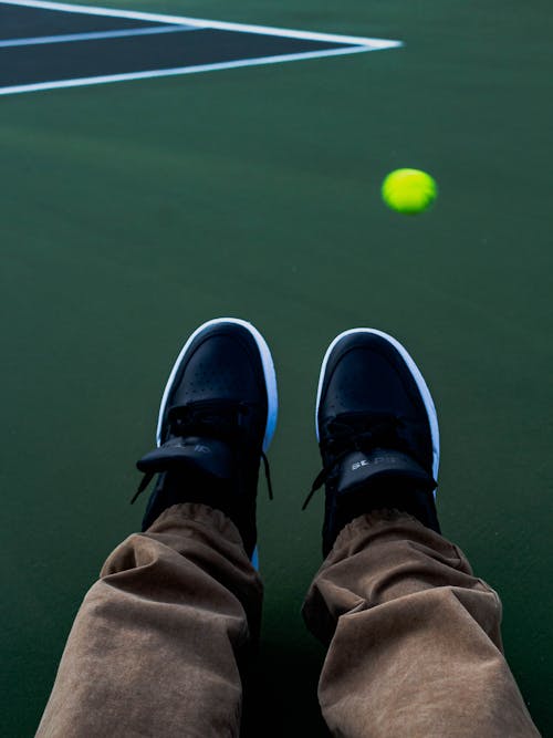 Footwear on Tennis Court