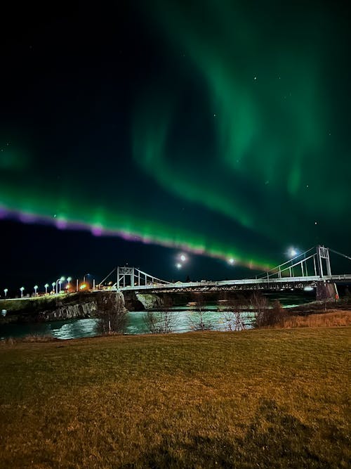 Kostenloses Stock Foto zu island, nordlicht, nordlichter