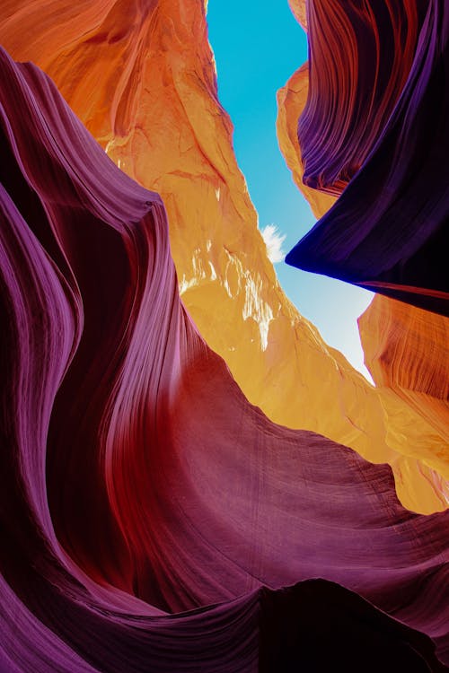 Photos gratuites de antelope canyon, canyon, couleur