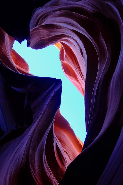 Photos gratuites de antelope canyon, canyon, couleur