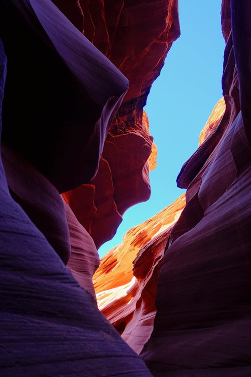 Free stock photo of antelope canyon, canyon, color