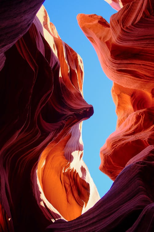 Photos gratuites de antelope canyon, canyon, couleur