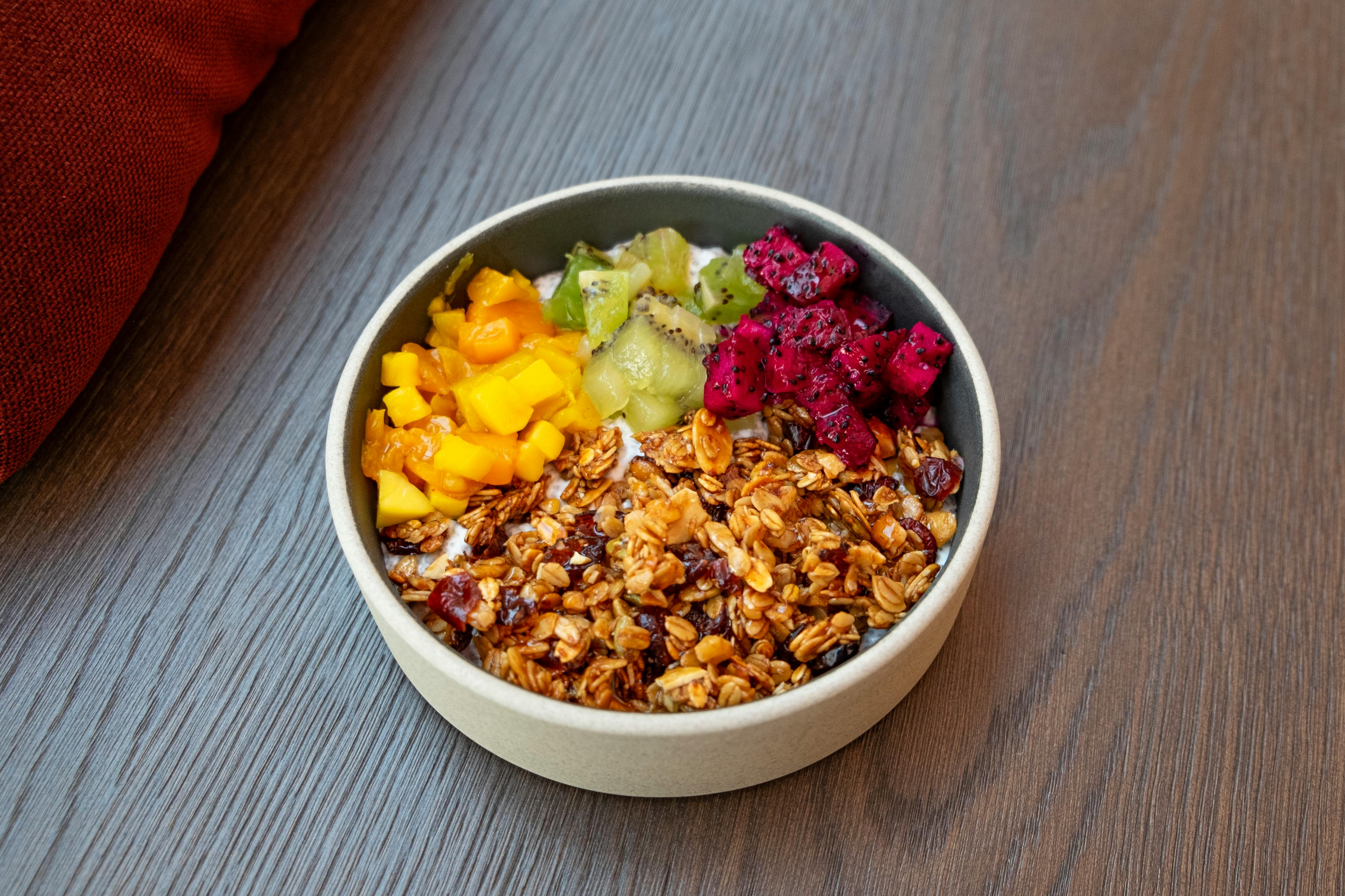 Cereal Bowl with Cut up Fruit · Free Stock Photo