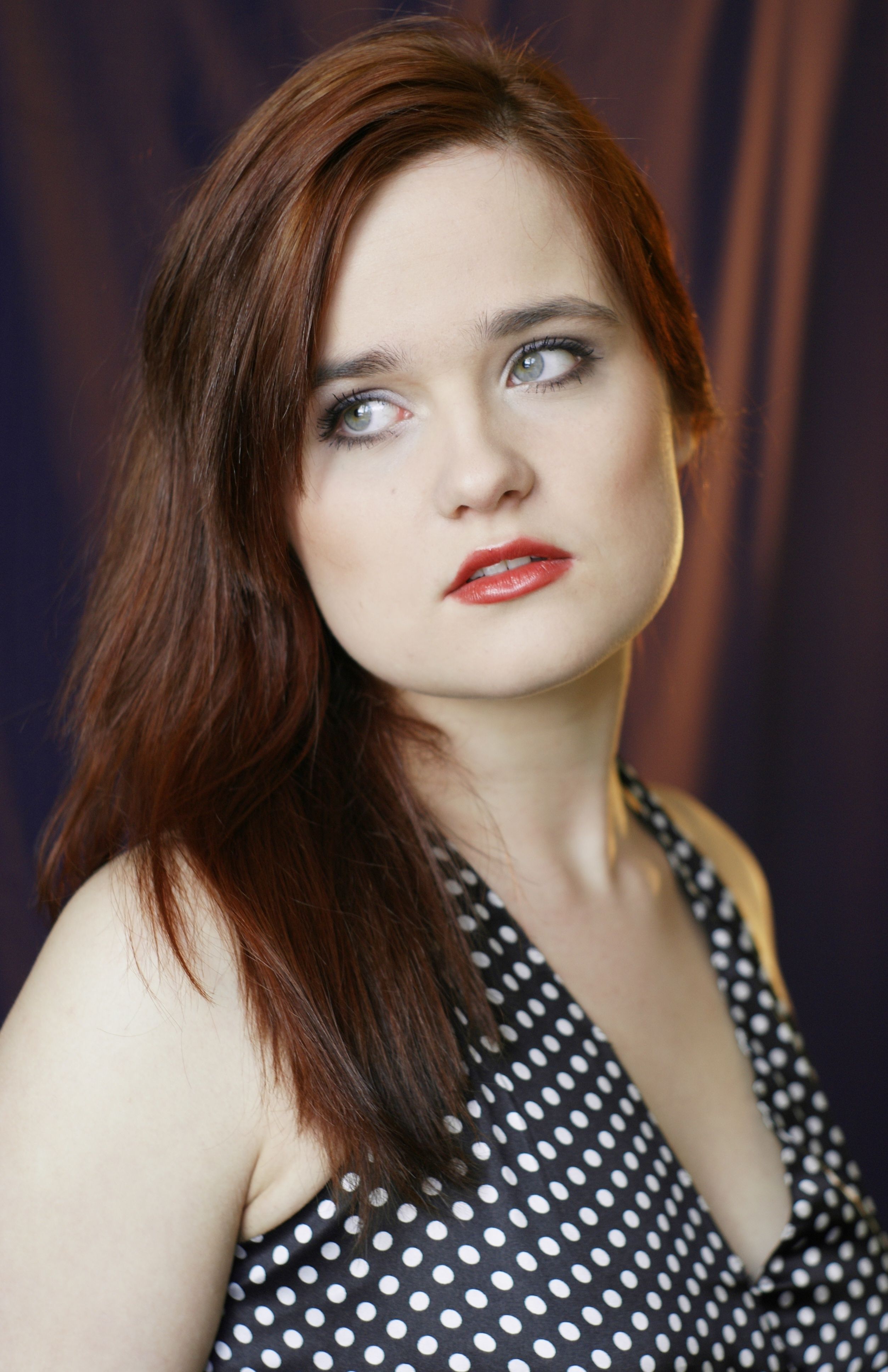 Portrait of Woman with Brown Hair · Free Stock Photo