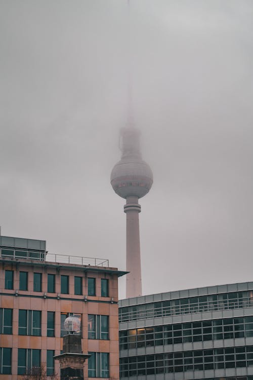 Berlin TV Tower in Fog