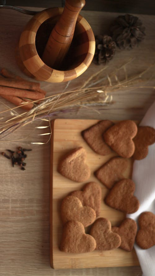 Kostenloses Stock Foto zu Ähre, aufsicht, cookies