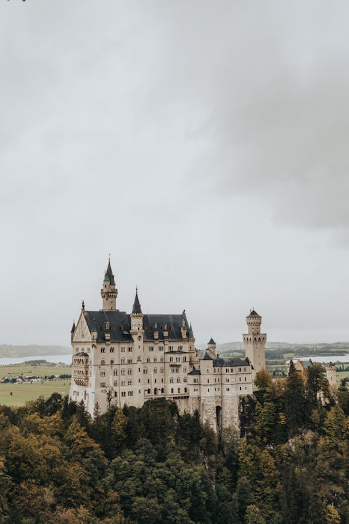 View of the Neuschwanstein Castle, Schwangau, Germany