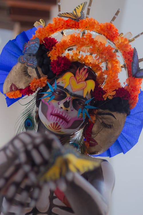 dia de los muertos, カトリーナ, カラフルの無料の写真素材