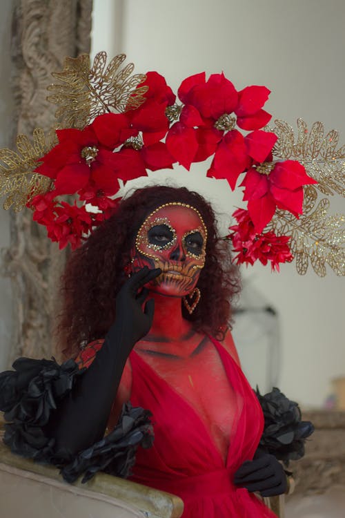 dia de los muertos, カトリーナ, コスチュームの無料の写真素材