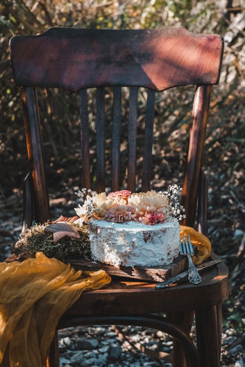 Gratis stockfoto met bloemen, buiten, cake