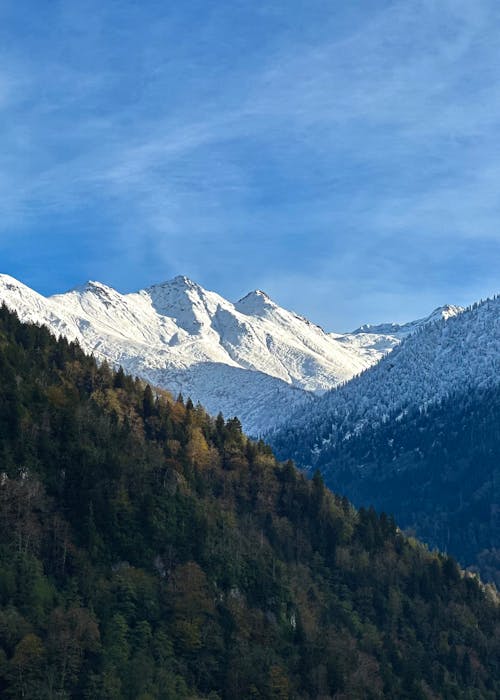 Gratis stockfoto met bergen, besneeuwd, blauwe lucht