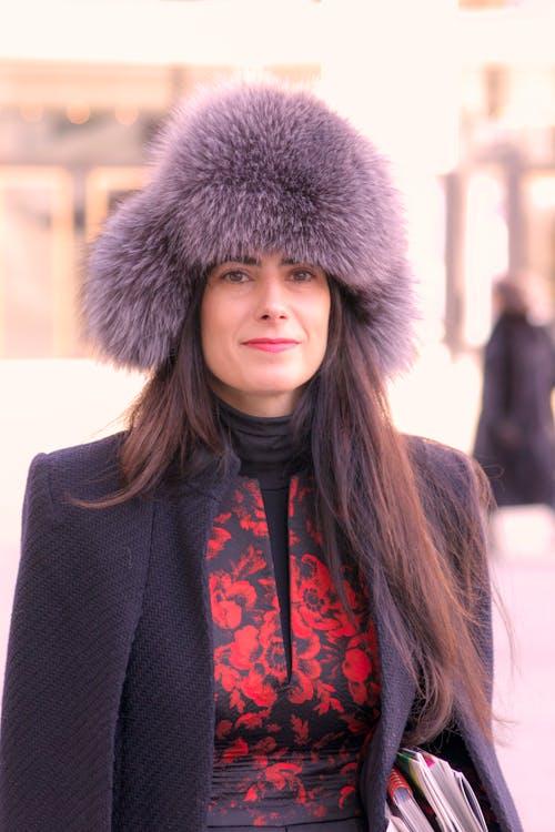 Portrait of Woman in Fur Hat