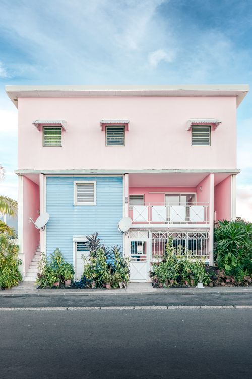 Kostenlos Maison Rose Stock-Foto