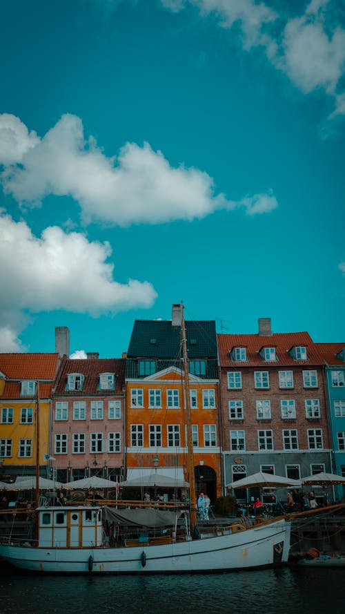 Colorful Tenements in Copenhagen 