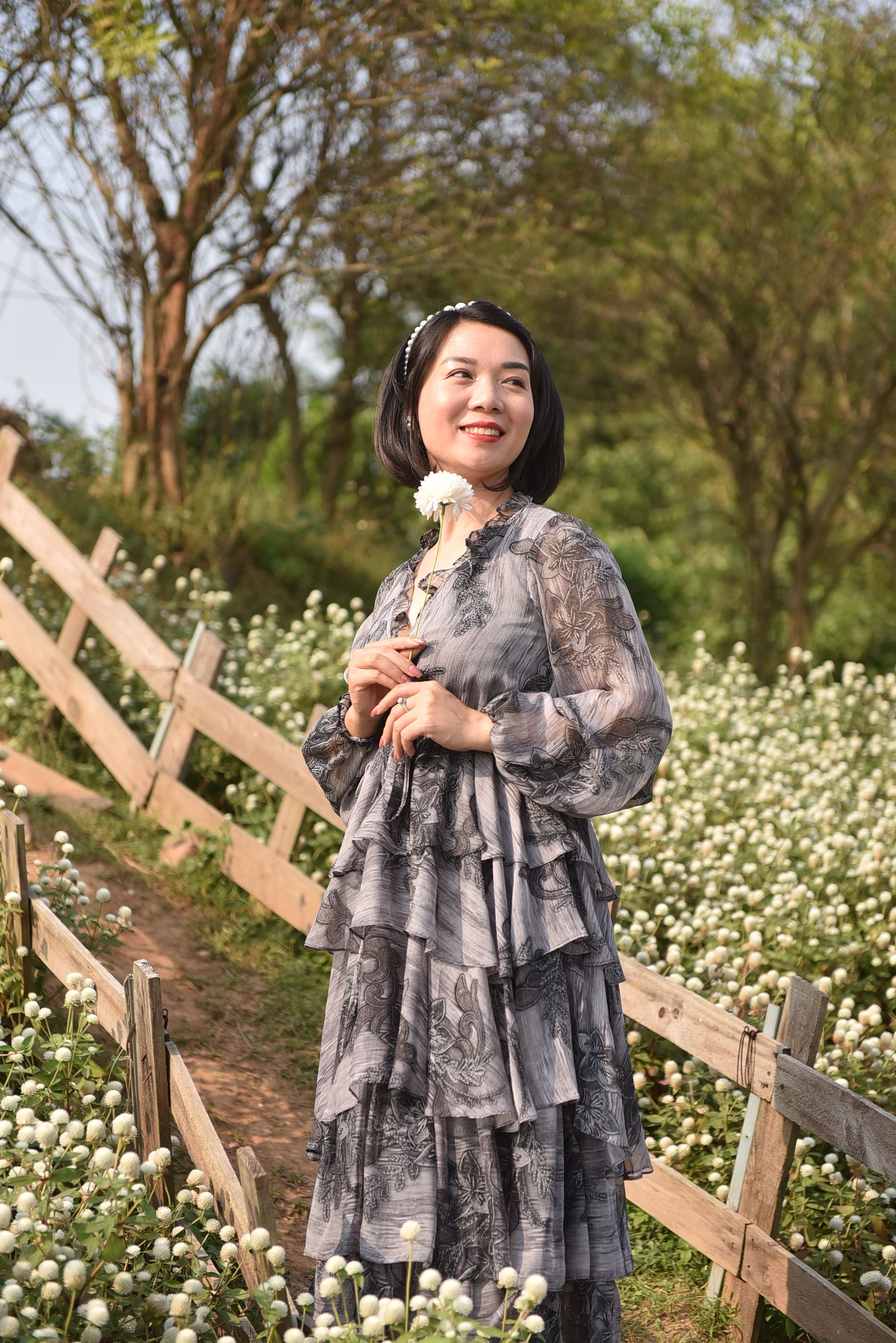 Portrait of a Woman Wearing a Dress · Free Stock Photo