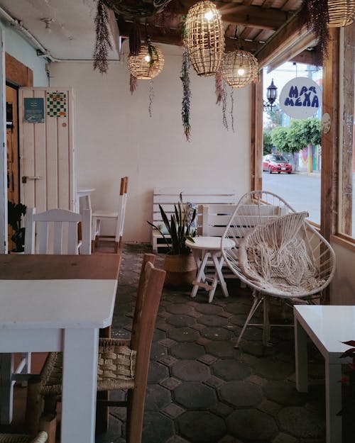咖啡店, 垂直拍摄, 城市 的 免费素材图片